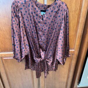 Women's Chicos Size 3 Dolman Sleeve Blouse